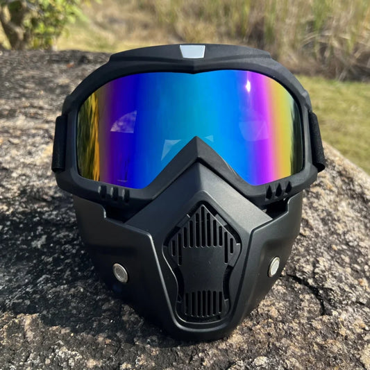 Motorcycle Goggles Face Mask.