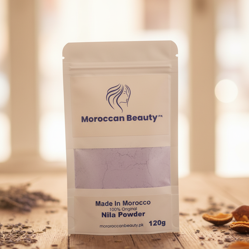 Moroccan Blue Nila Skin Whitening Powder